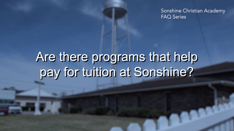 Are There Programs That Help Pay For Tuition at Sonshine